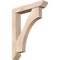 Ekena Millwork Westlake Slat Smooth Bracket w/ Offset Brace, Douglas Fir, 5 1/2"W x 28"D x 36"H BKT0604X28X36WTL06SDF - alternate 1